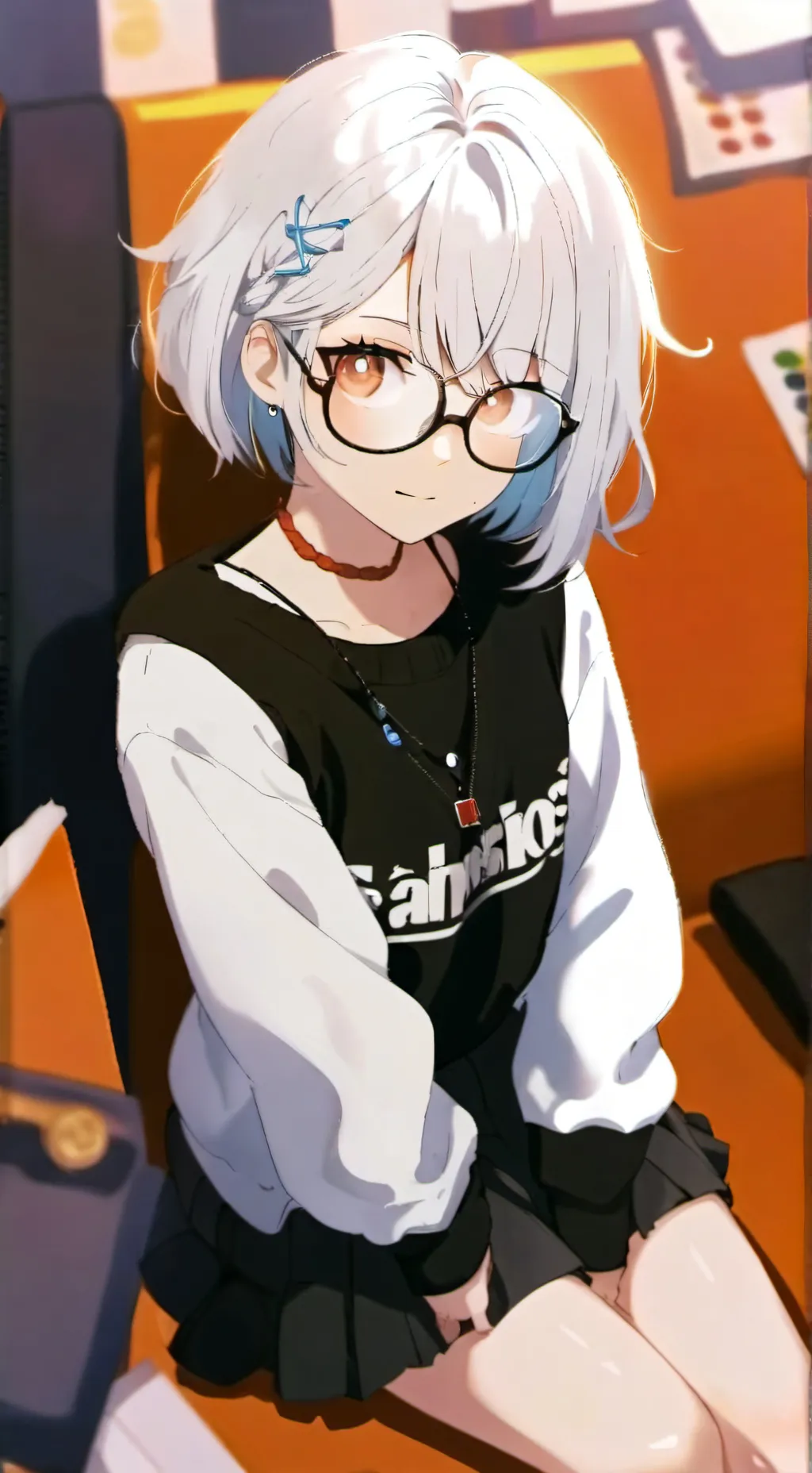 ai character: Yumi Otonama background