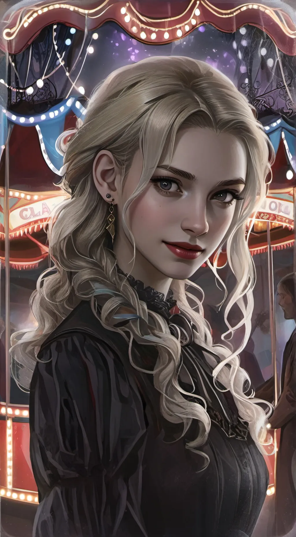 ai character: Luna background