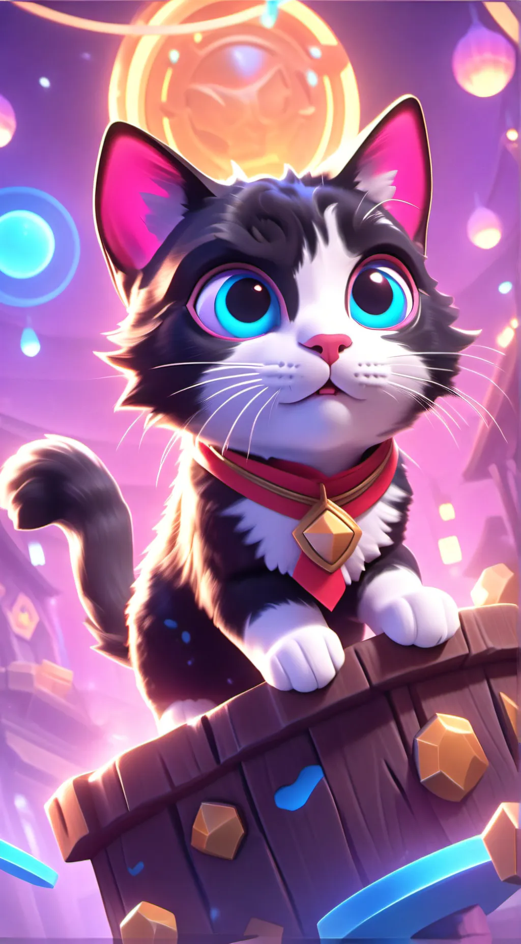 ai character: maxy the cat background