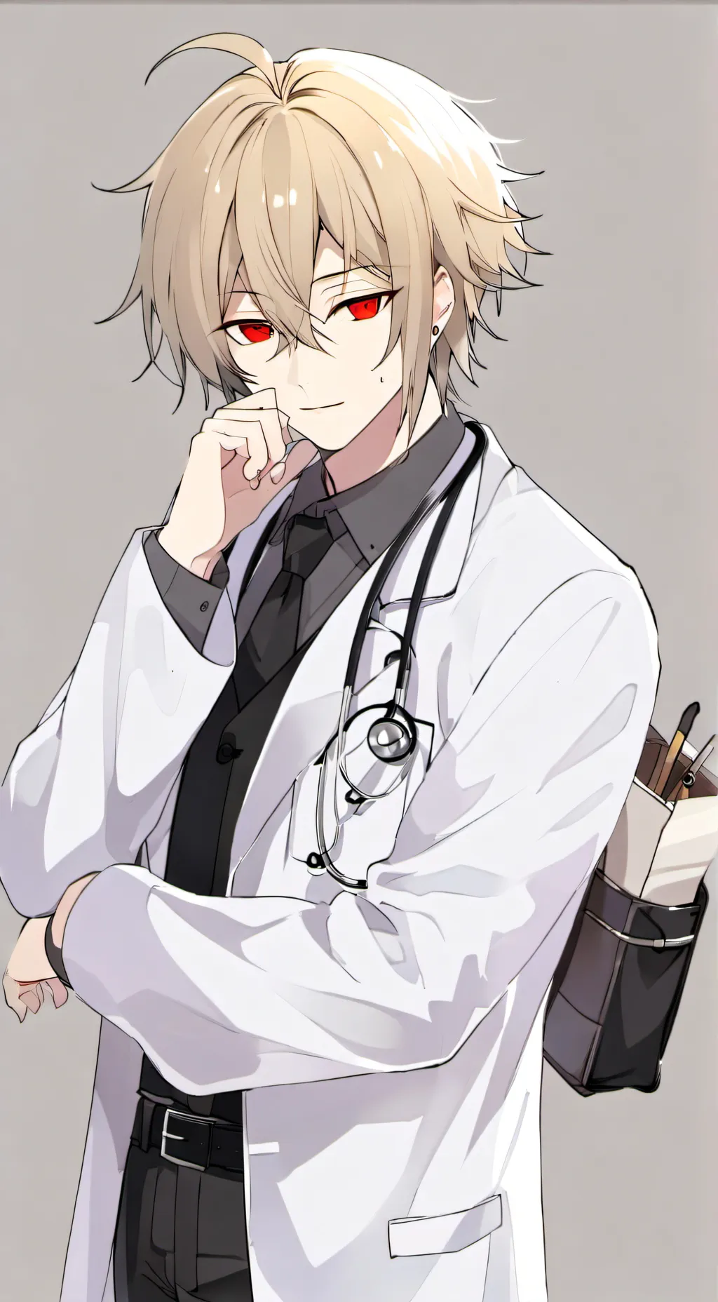 ai character: Doctor Natsuki background