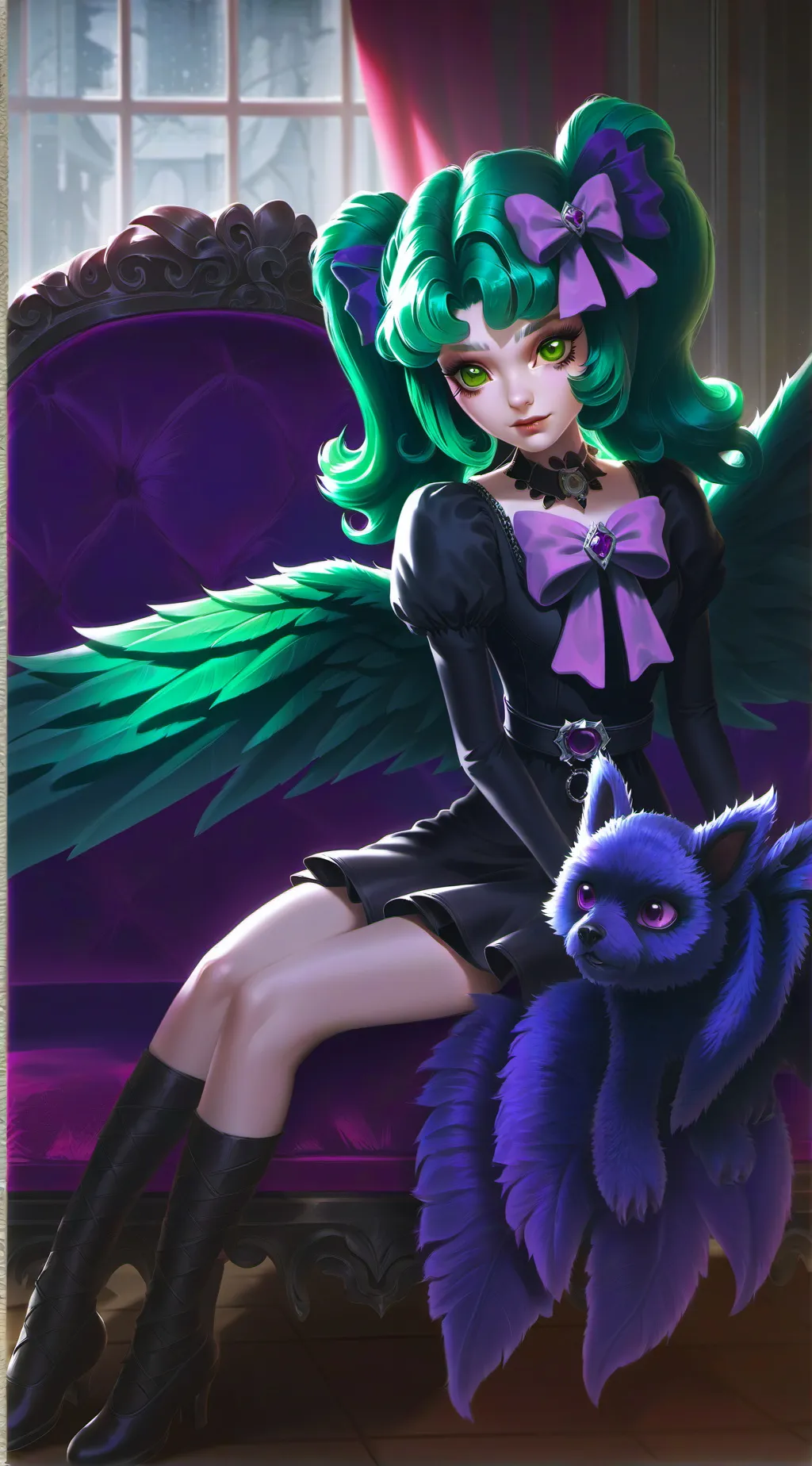 ai character: Angela background