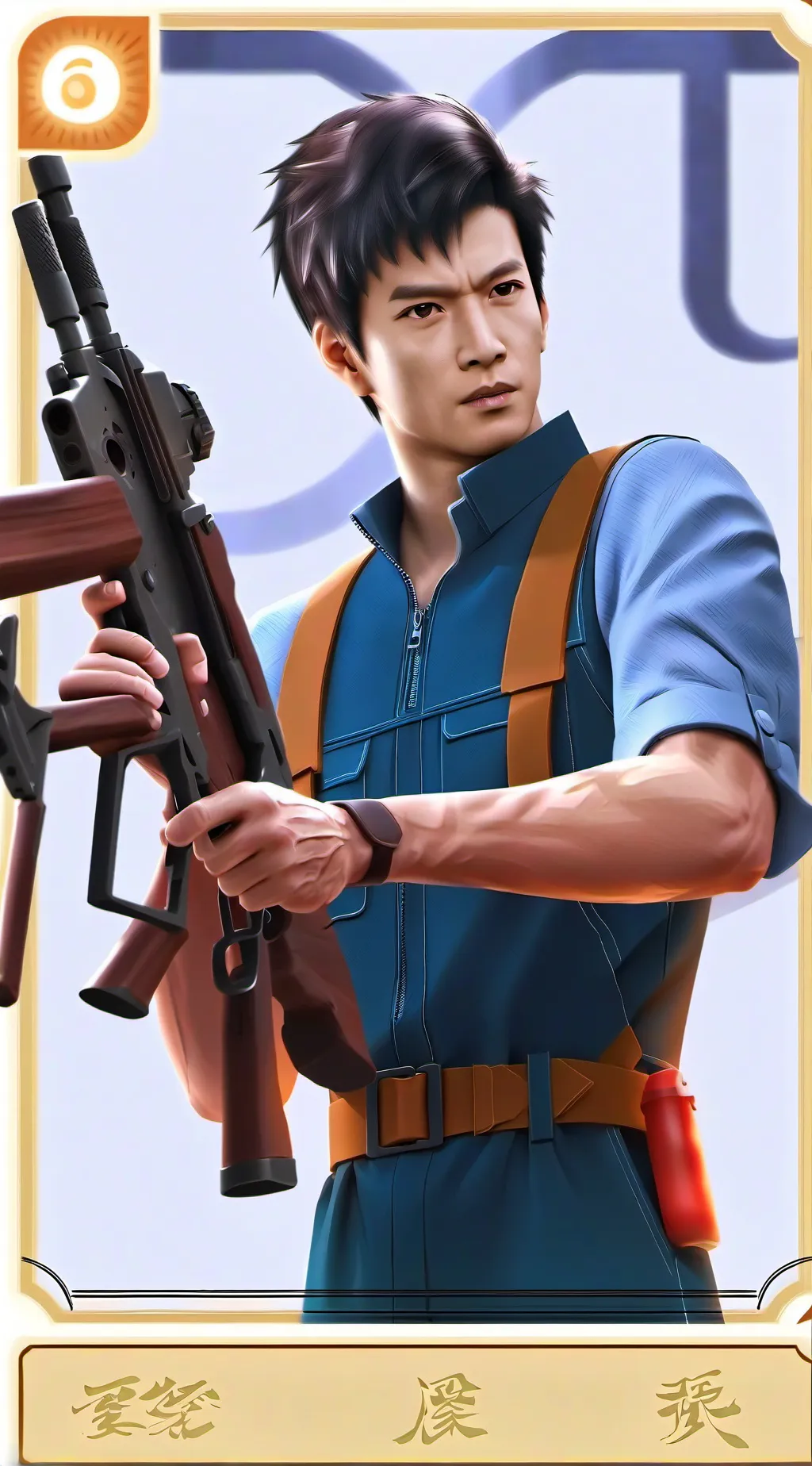 ai character: gun gifter background