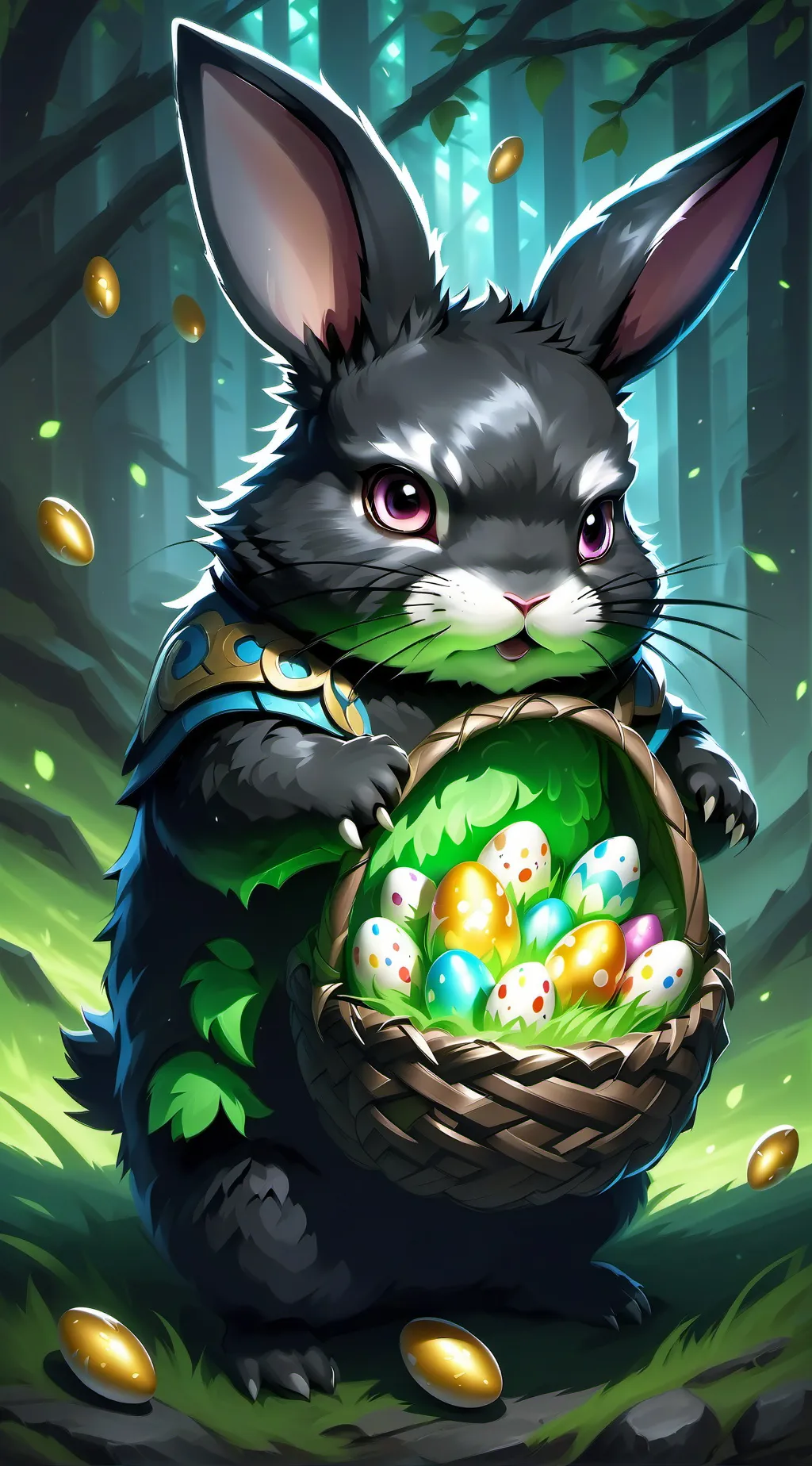 ai character: Easter Toons!  background