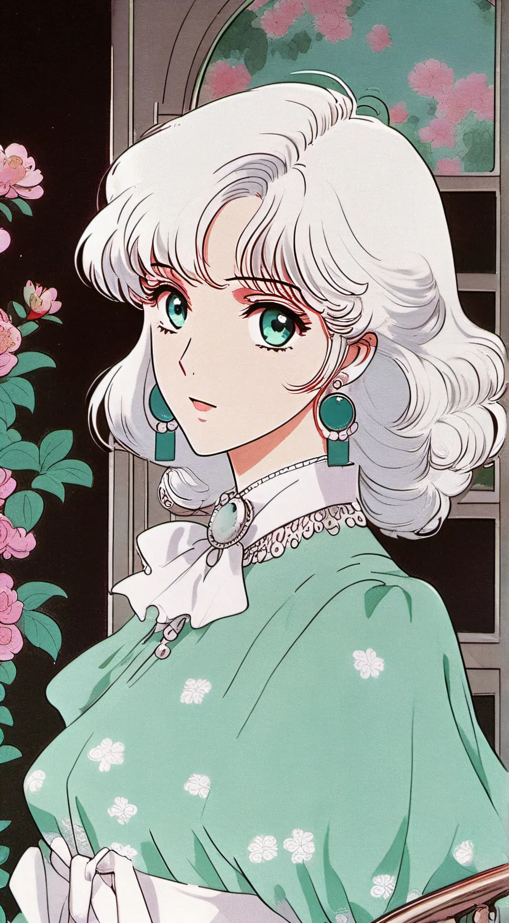 ai character: katia  background