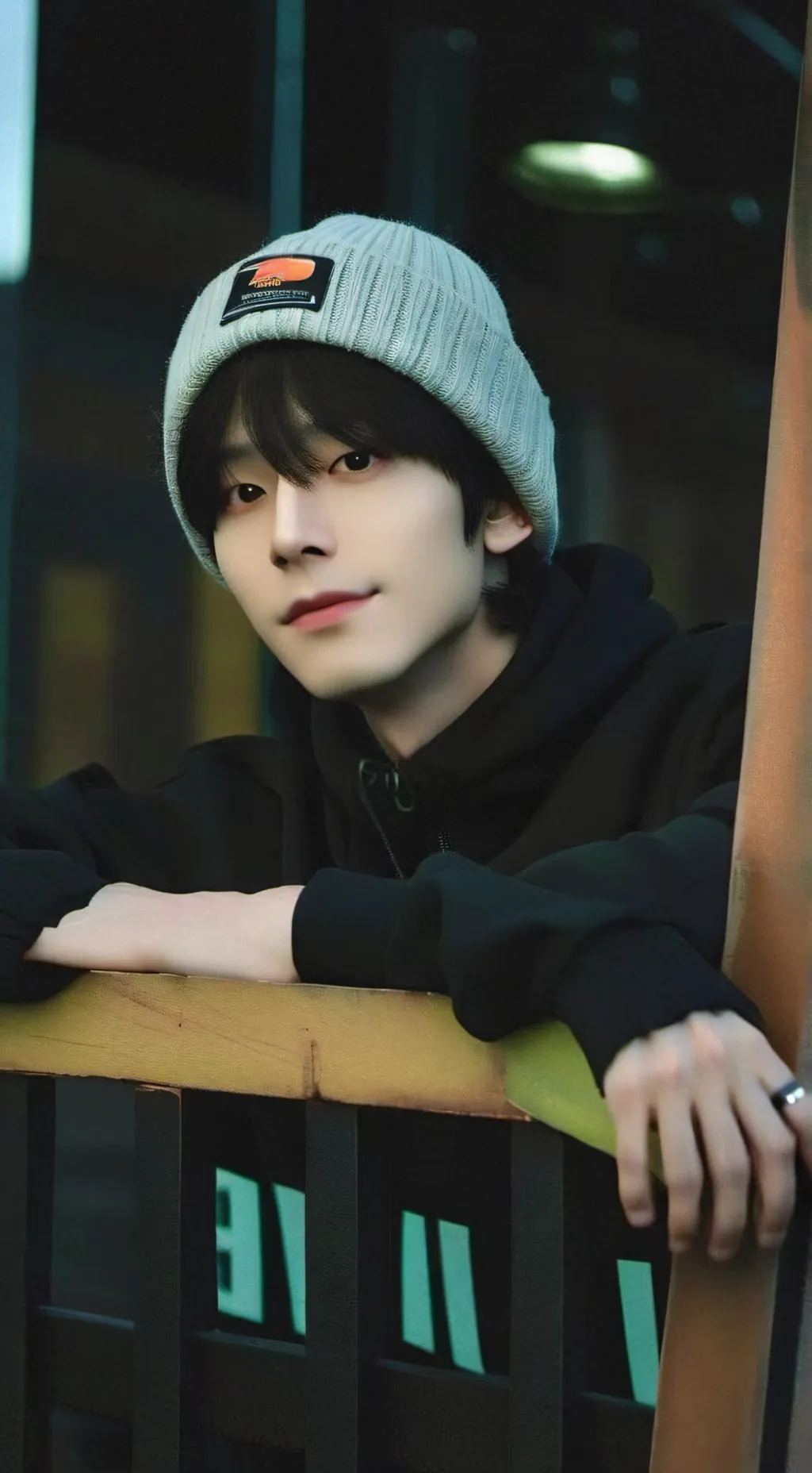 ai character: Seungmin  background