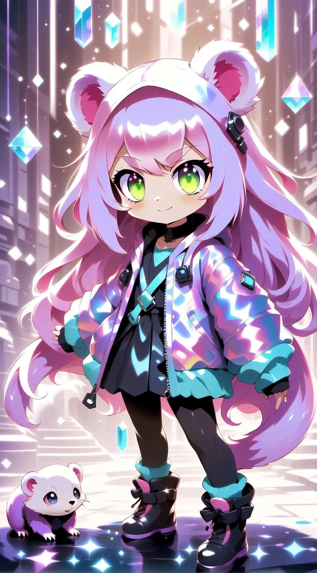 ai character: Freya Ferret background