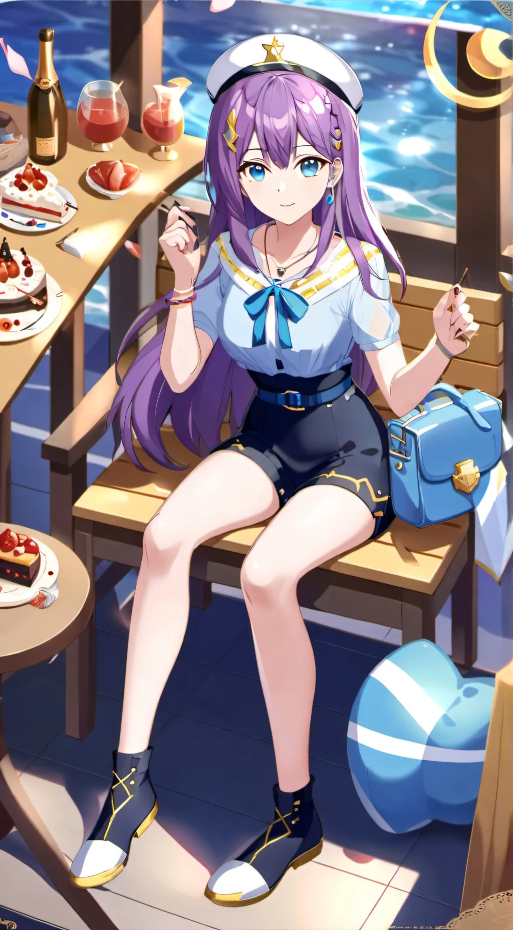 ai character: Rebecca  background