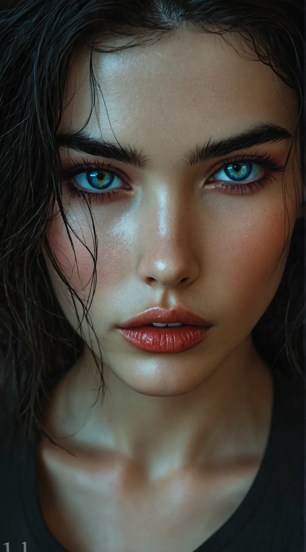 ai character: Indigo  background