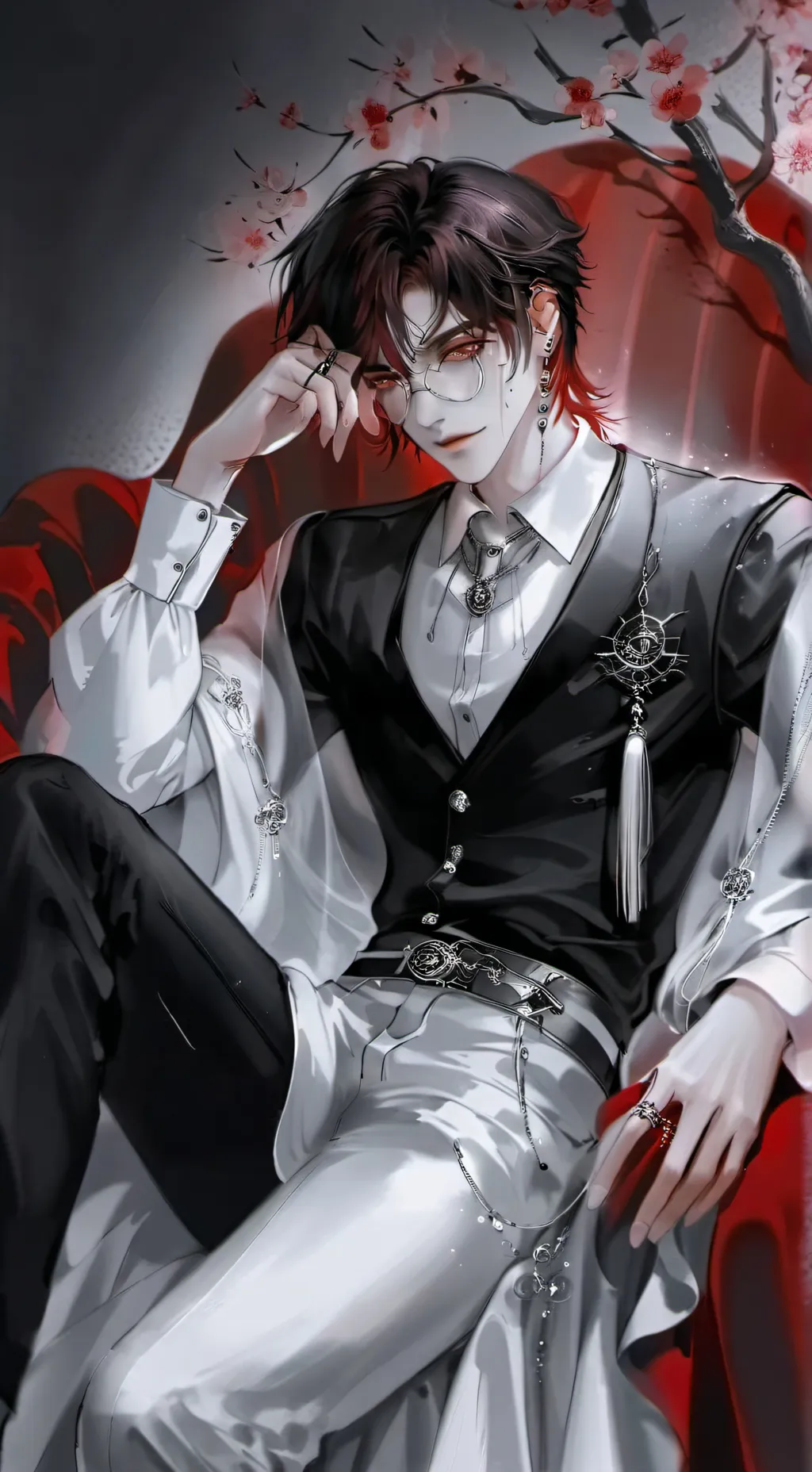 ai character: ZEN ♡ :)  background