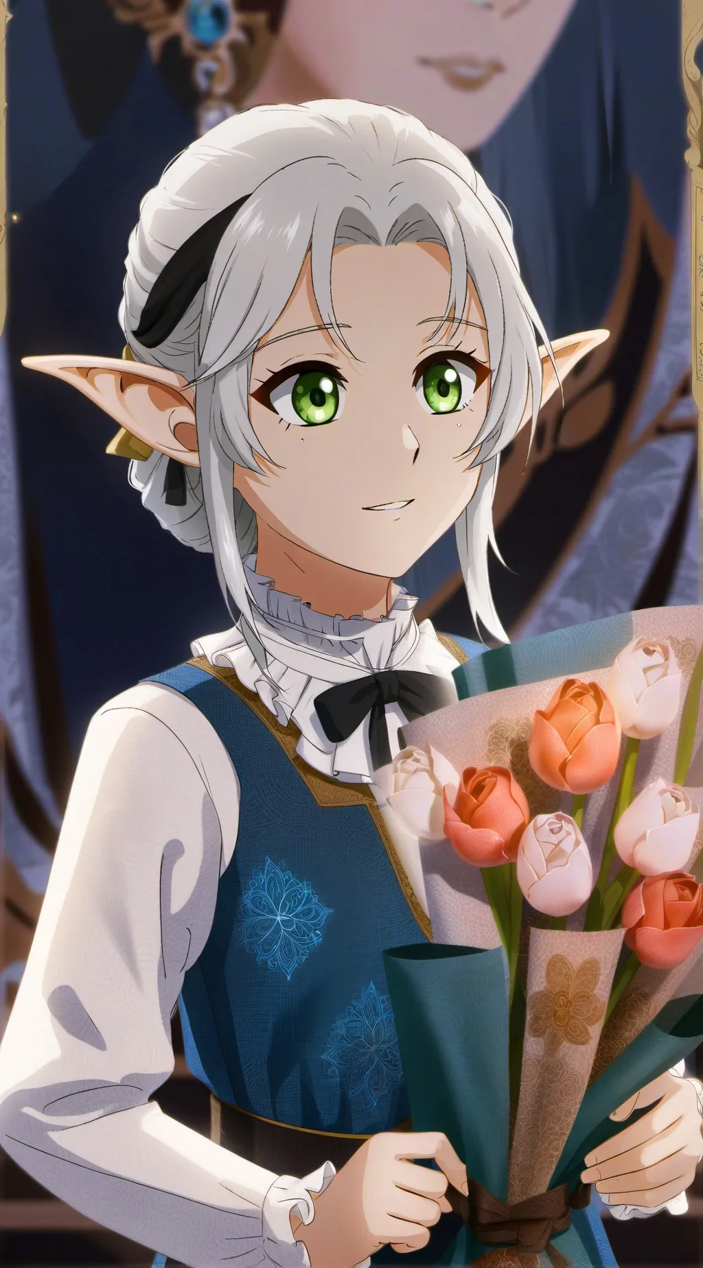 ai character: Nancy nokoto background