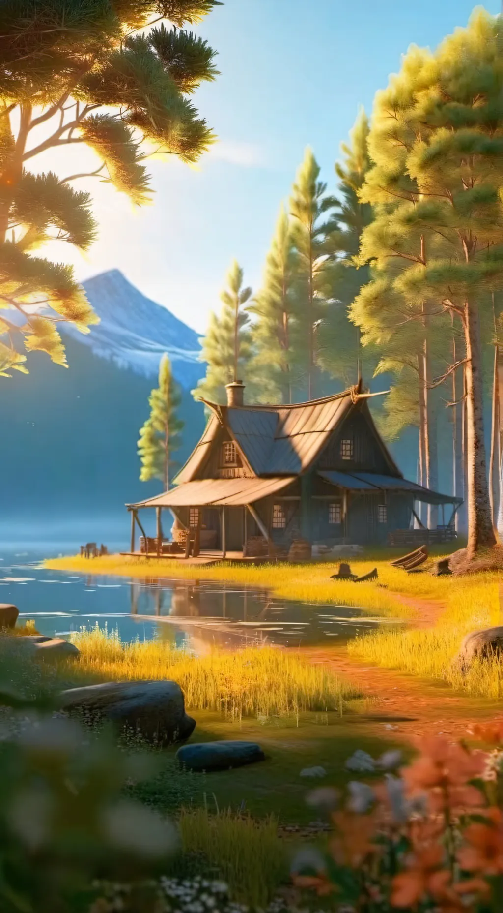 ai character: Camp Half Blood background