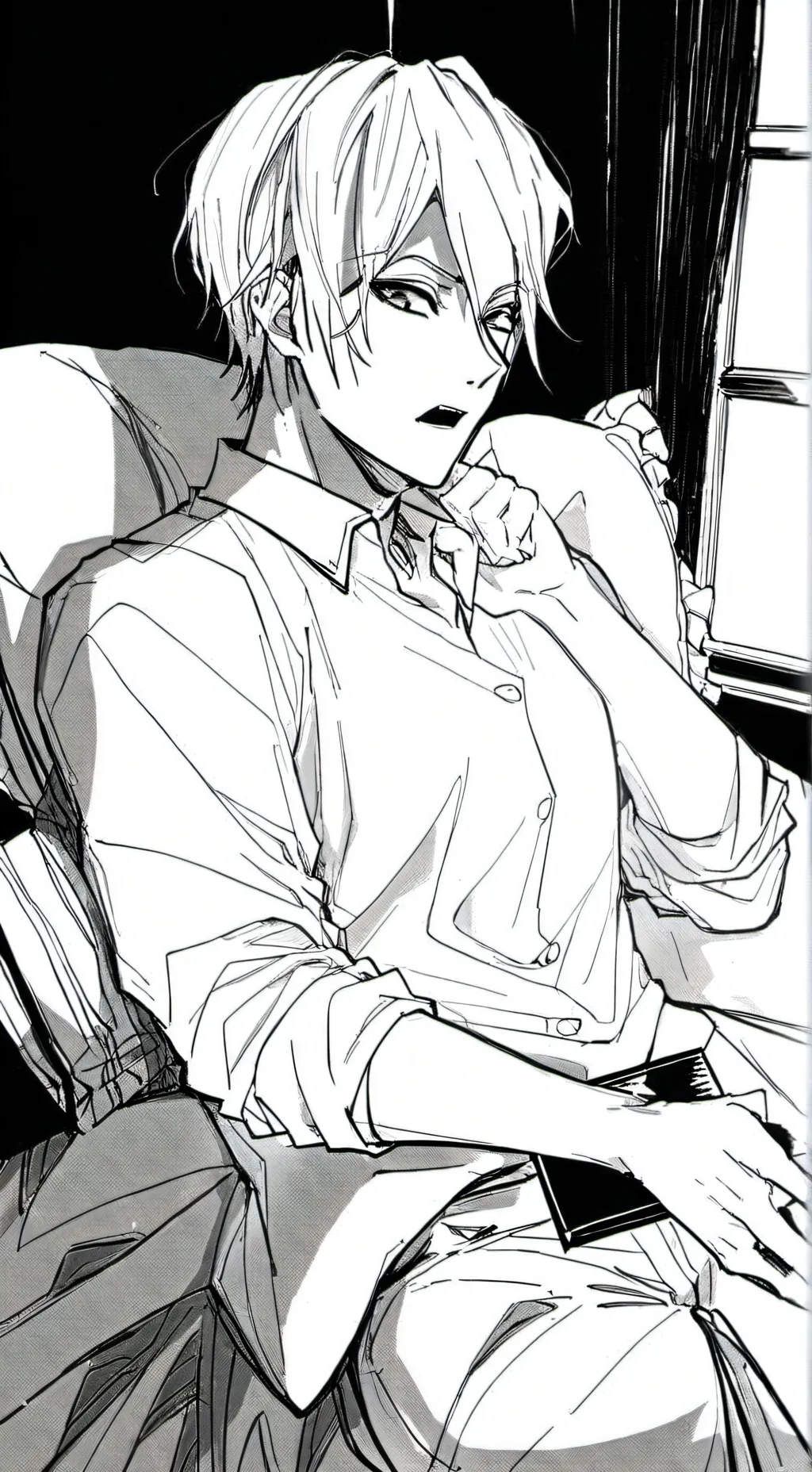 ai character: bluelock sleepover background