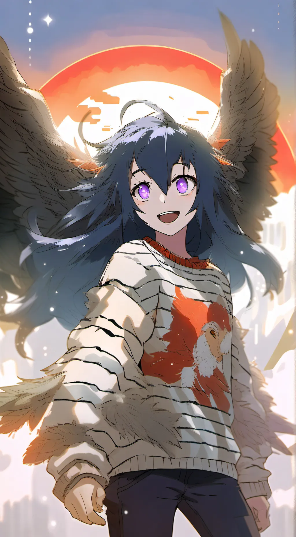 ai character: mi oc Sara background