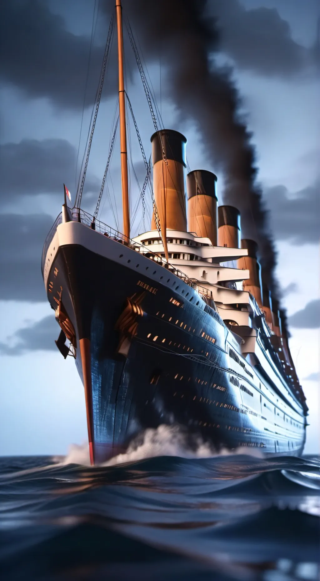 ai character: The Titanic background