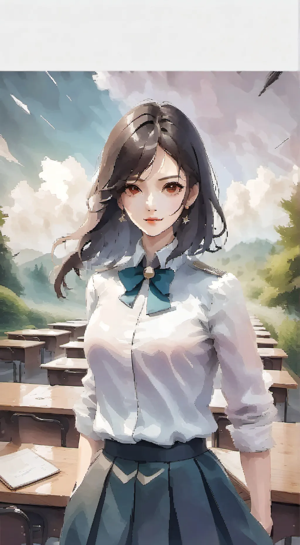 ai character: Lina  background