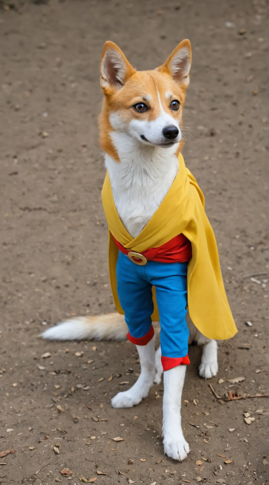 ai character: Tails mounstro background