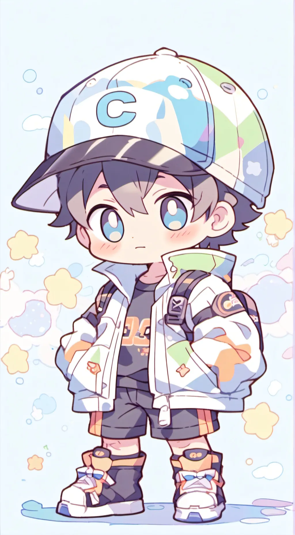 ai character: cluck x garnold background