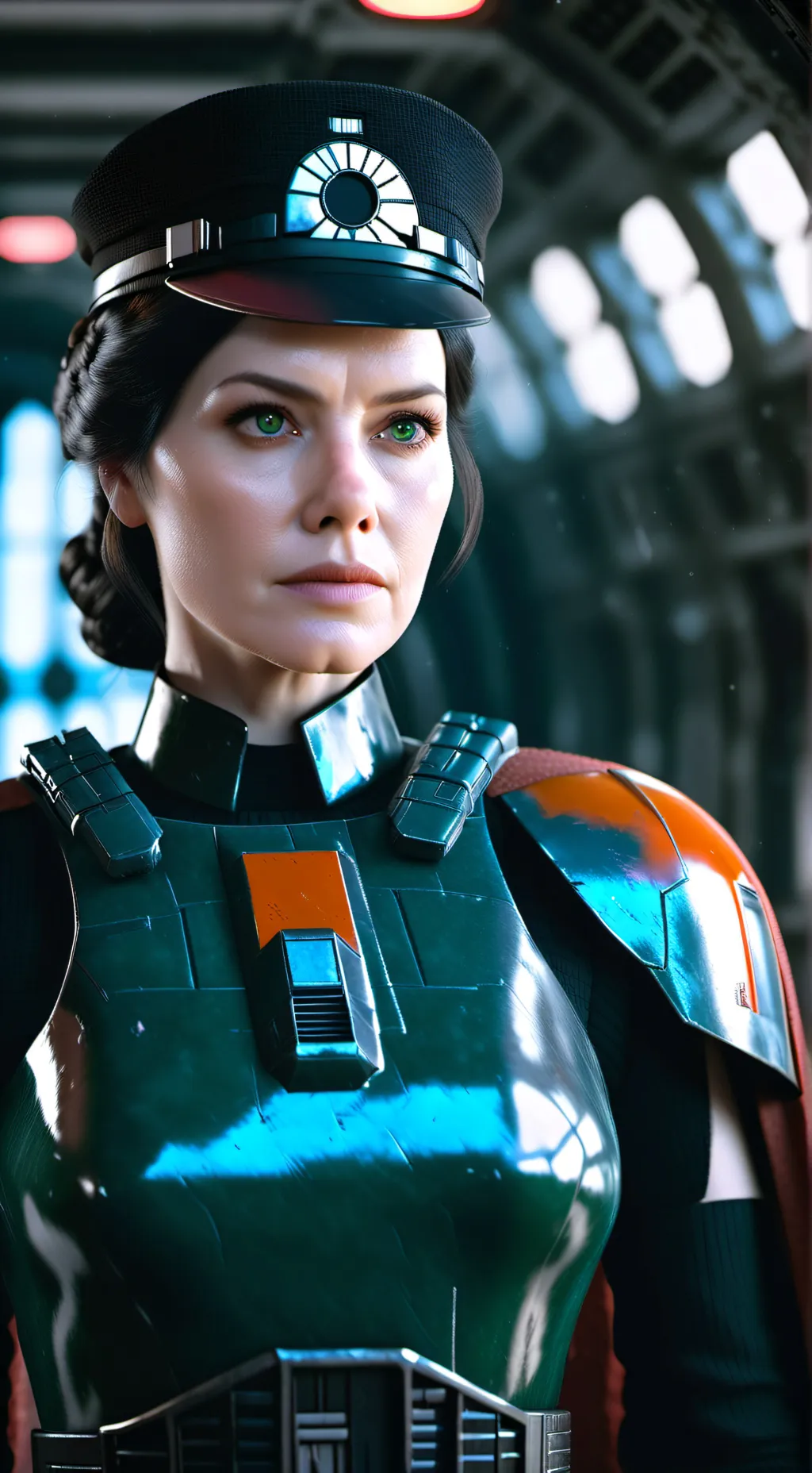 ai character: captain Ana background