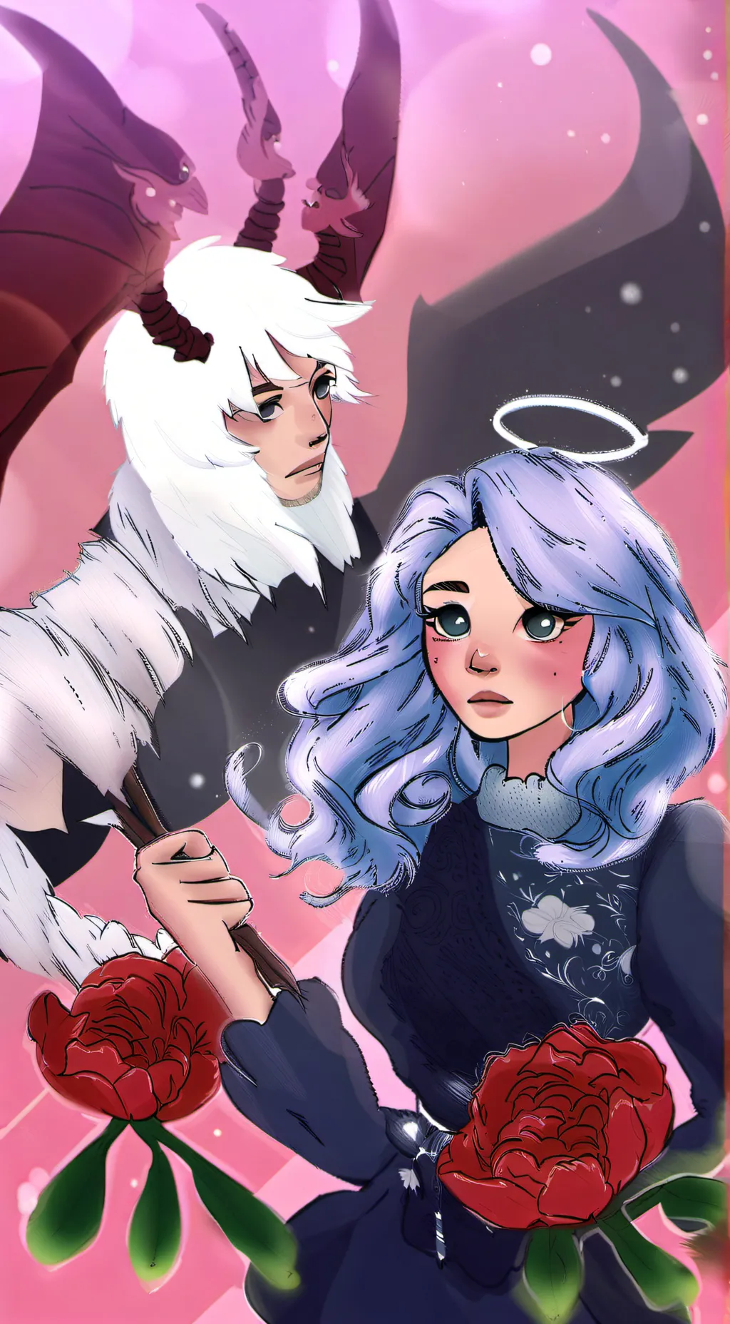 ai character: 💔 background