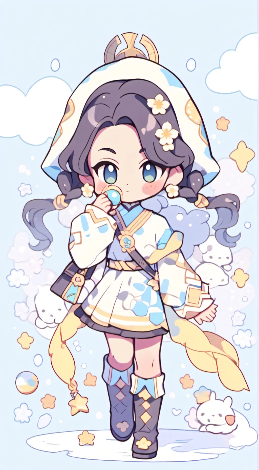 ai character: Good Times show  background