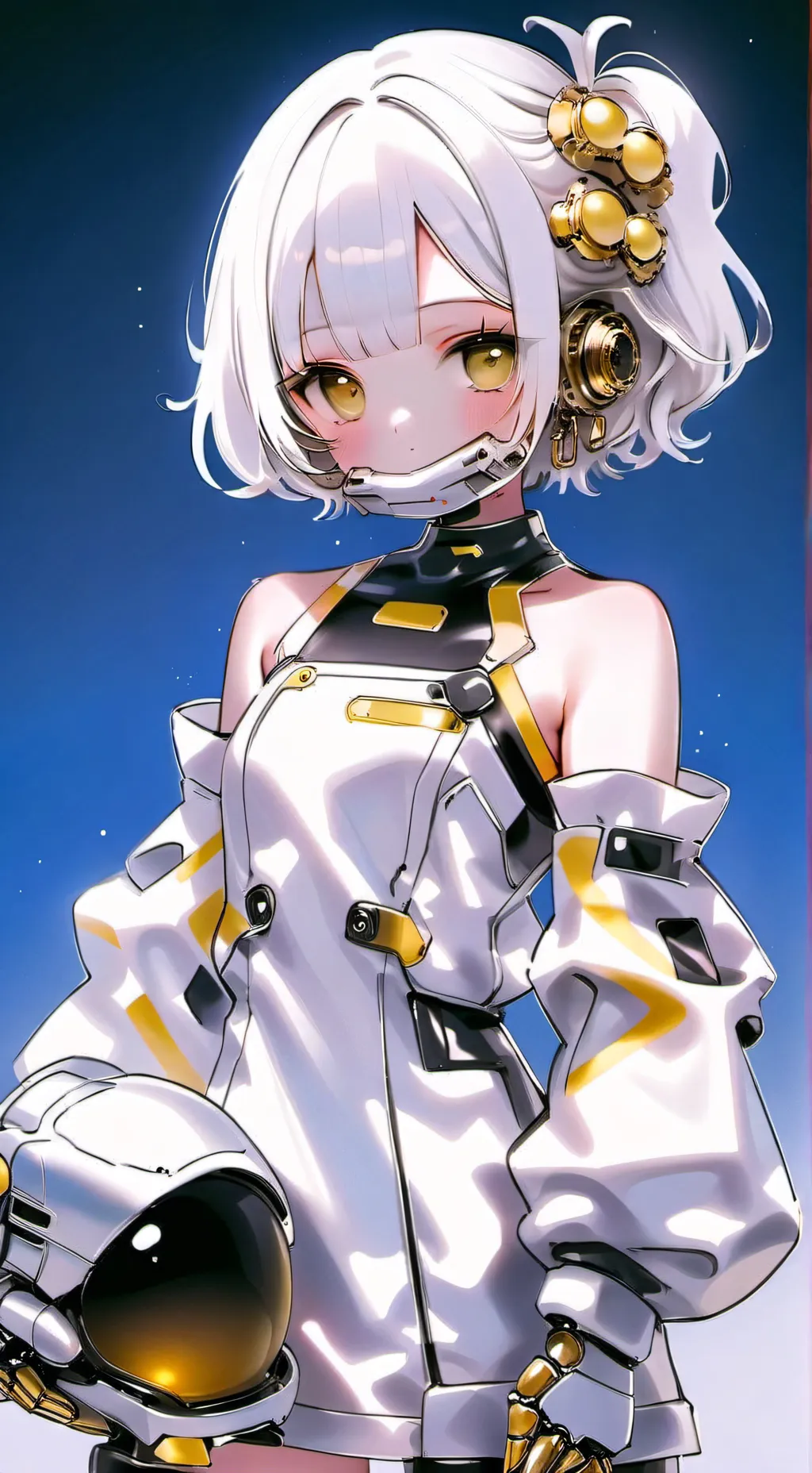 ai character: Cyborg Girl💅 background