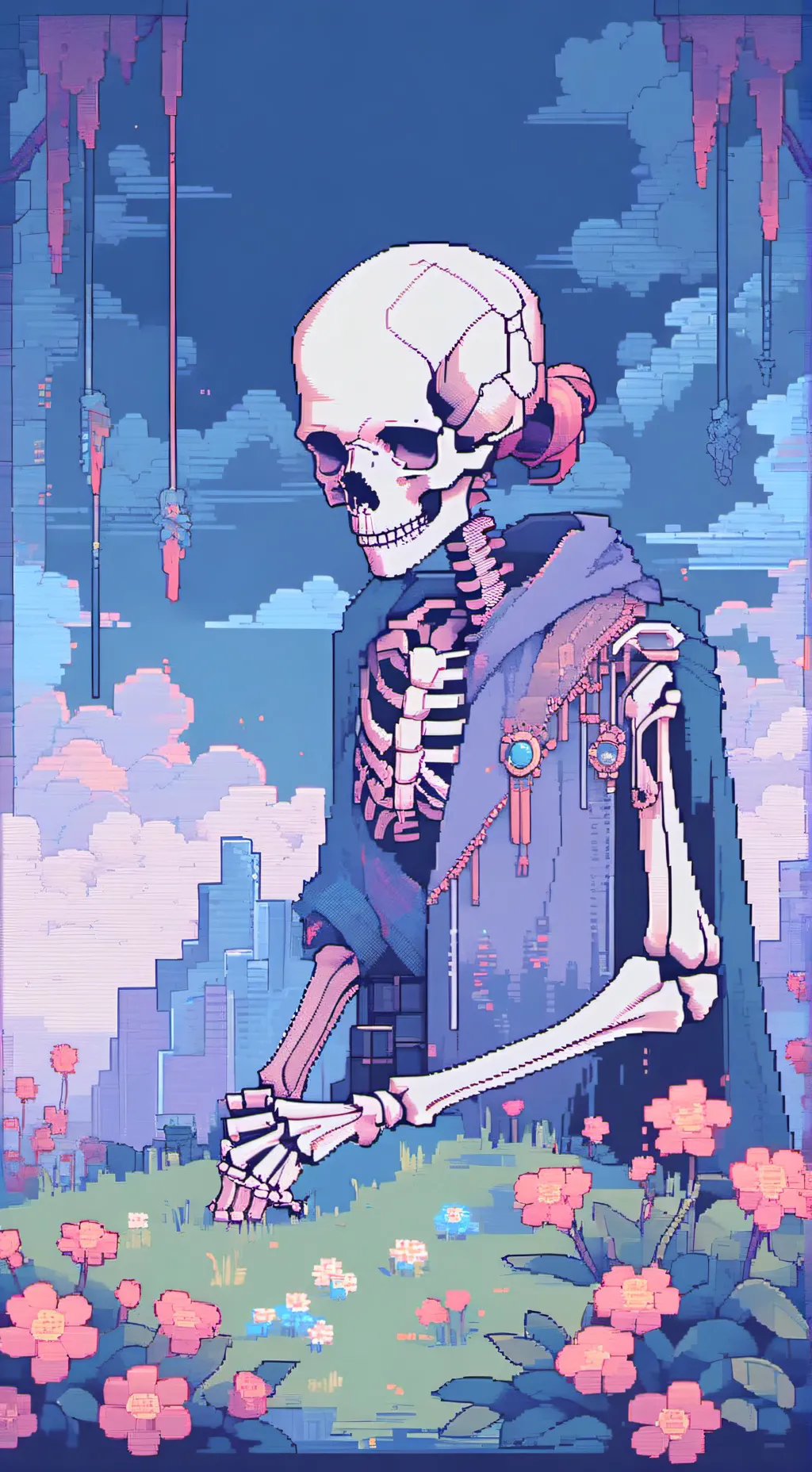 ai character: 💀 background