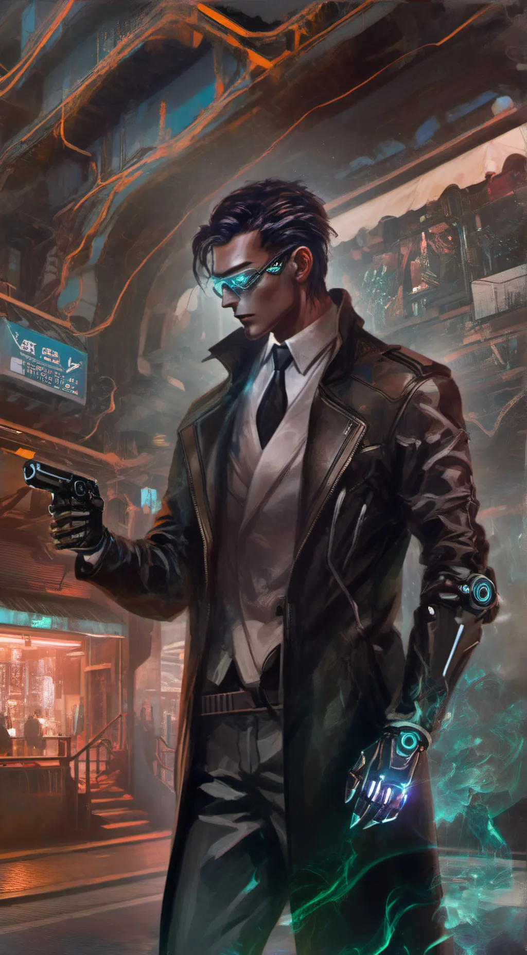 ai character: Liam Blade background