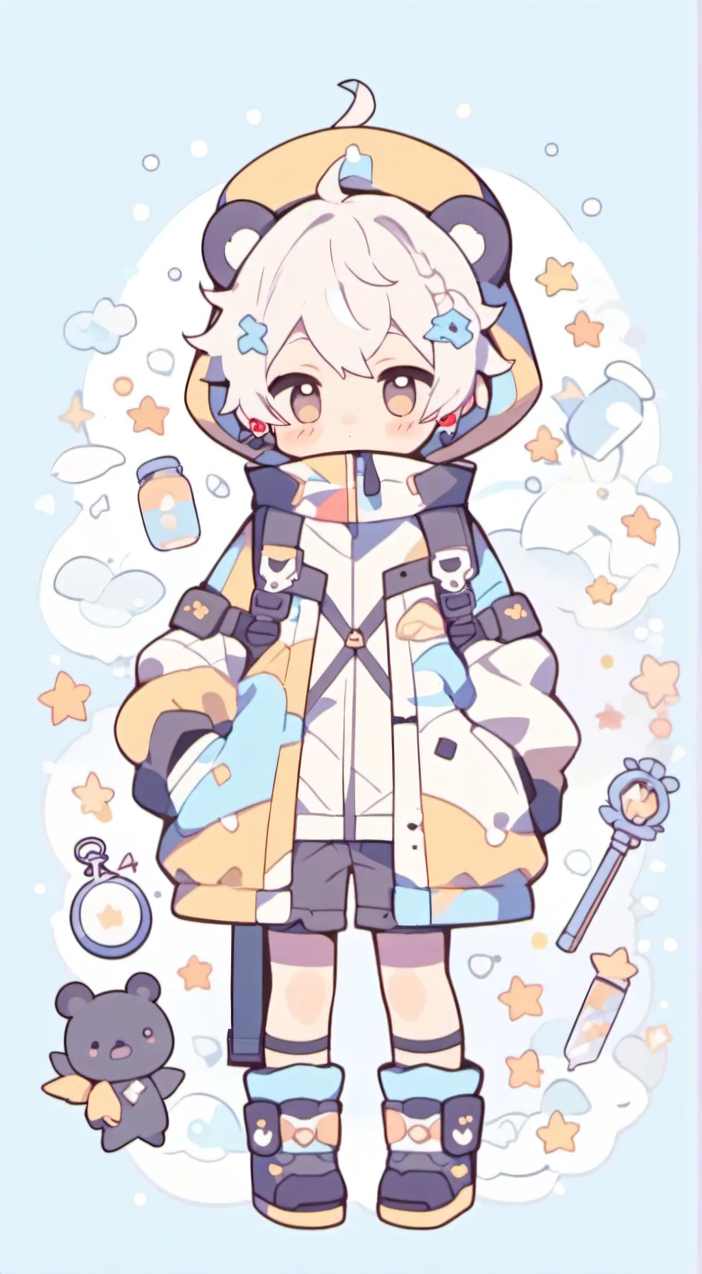 ai character: akutagawa  background