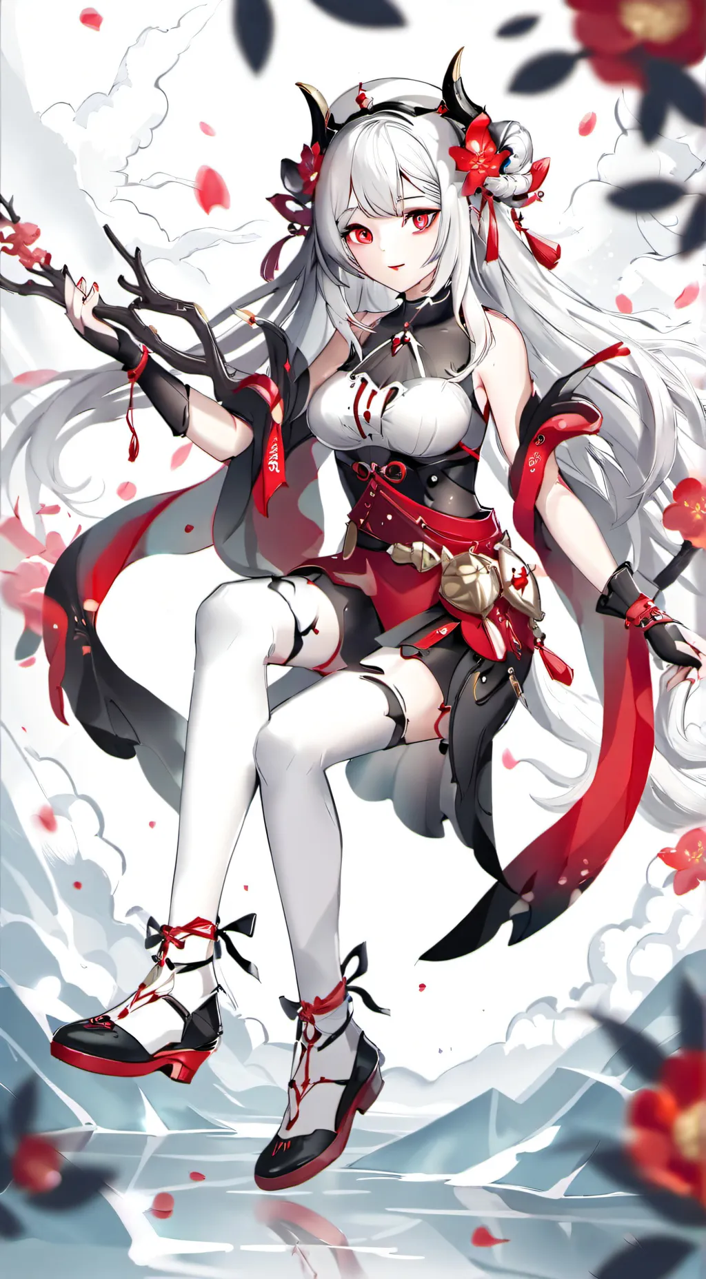 ai character: chica mala  background