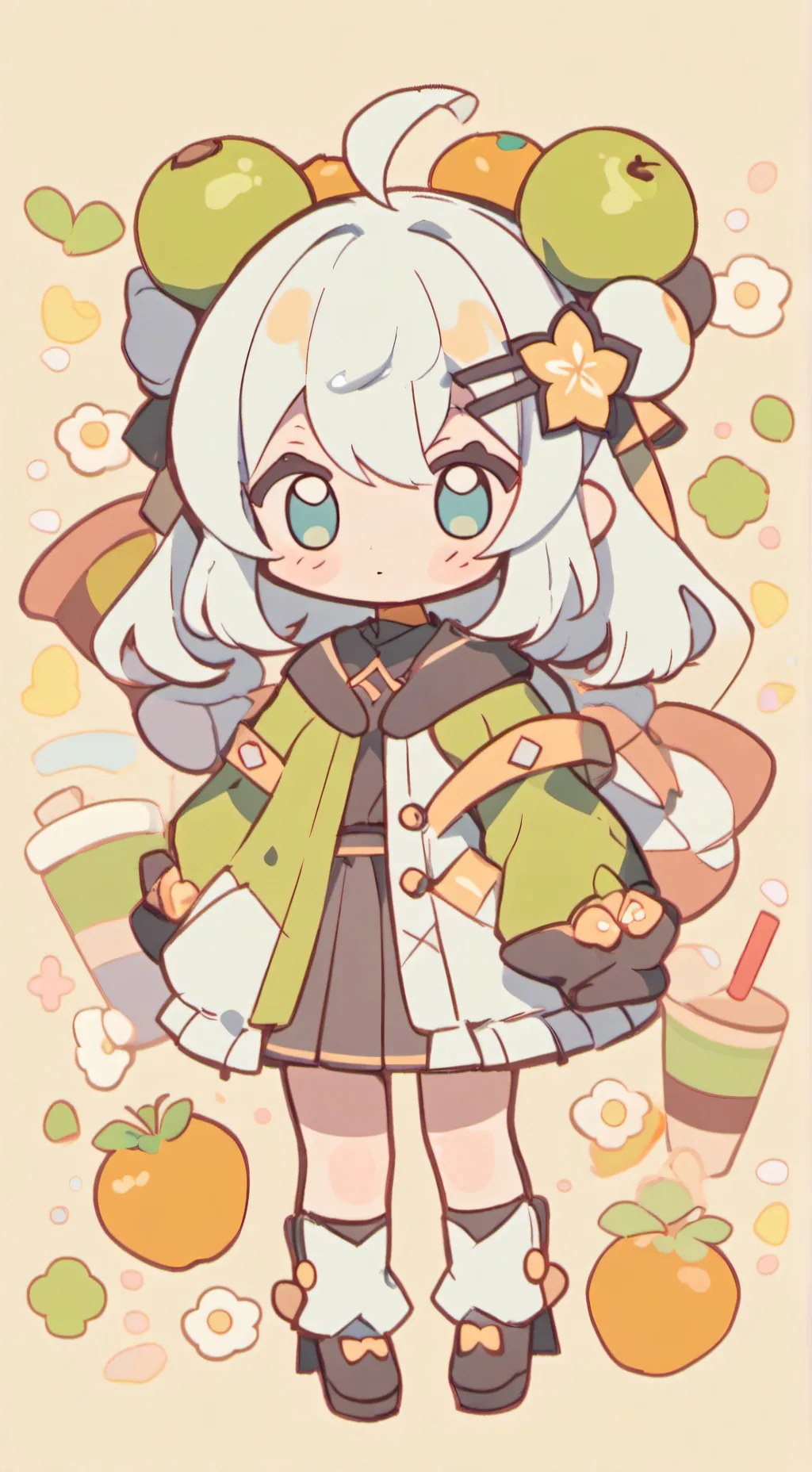 ai character: Candy Apple Coo background