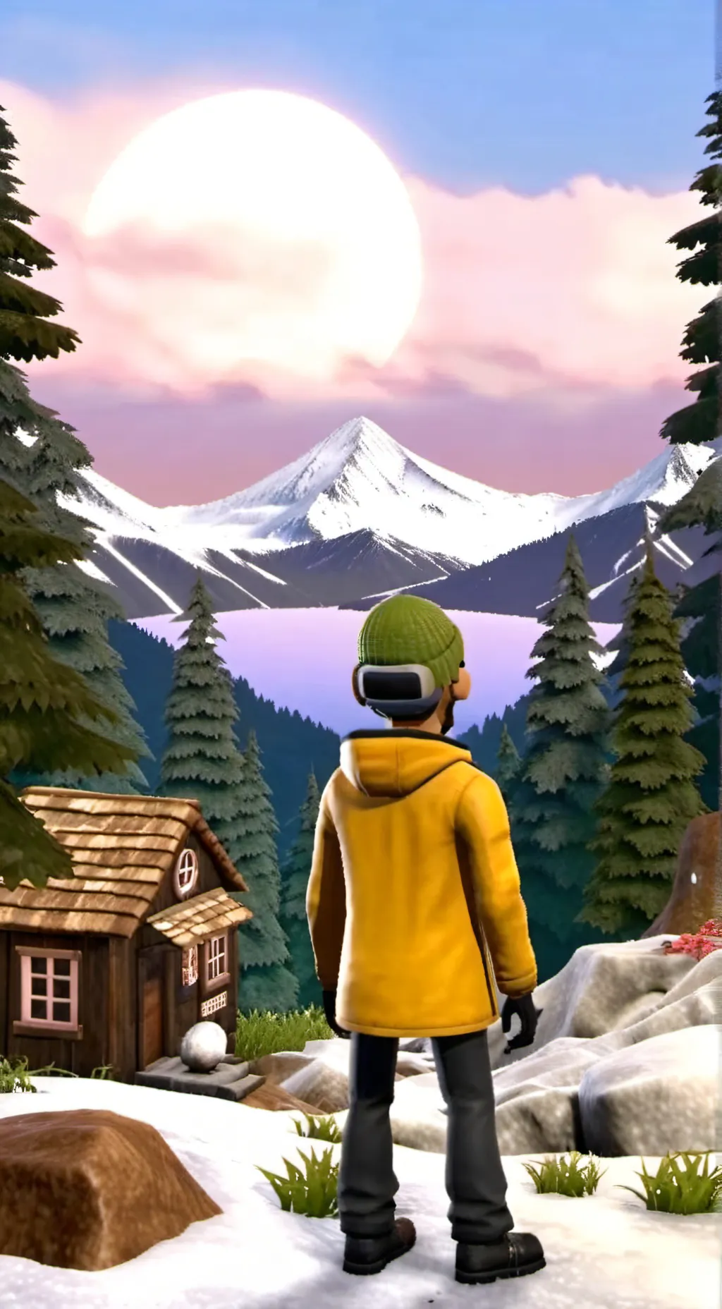 ai character: Sam x SIL3T background