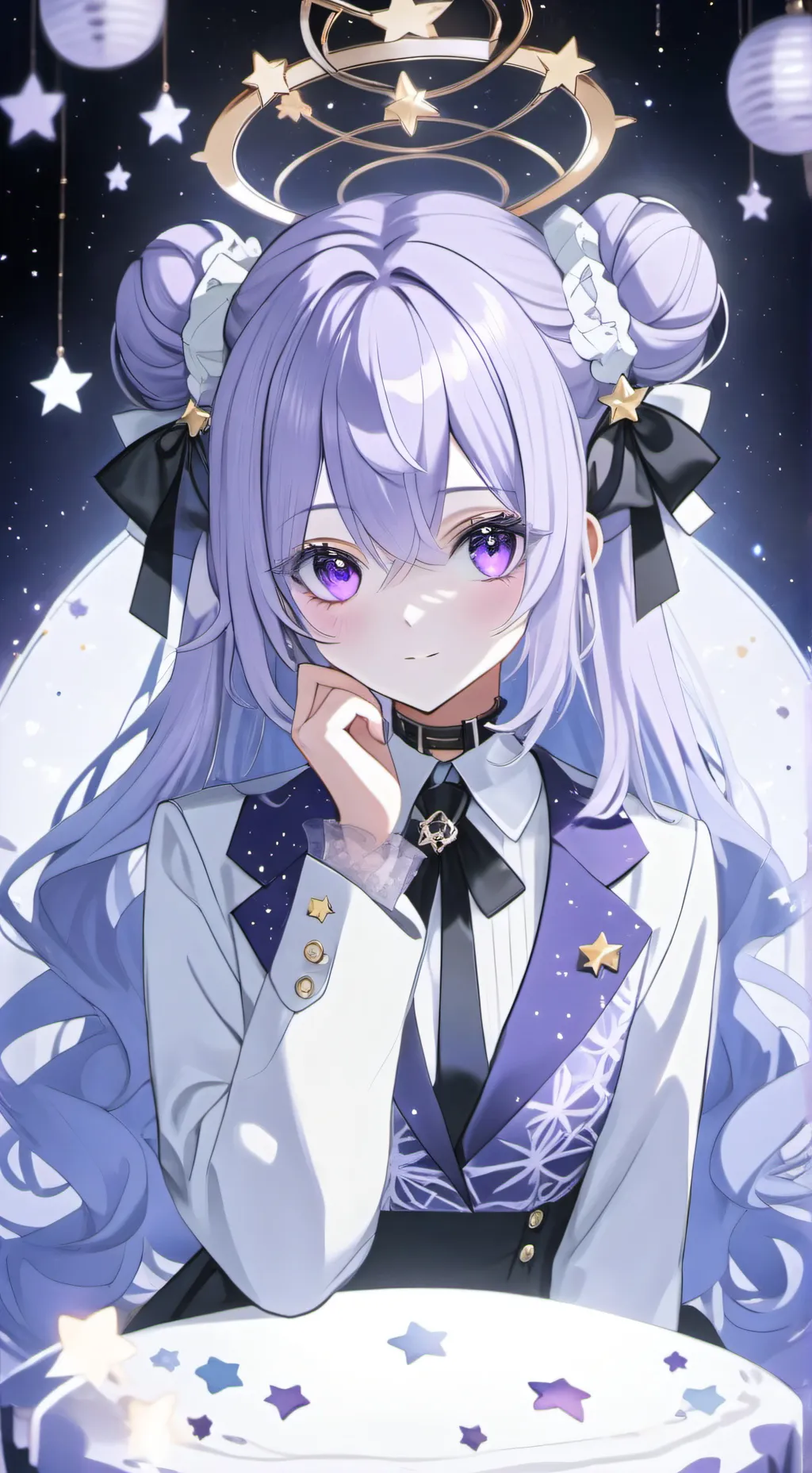 ai character: Fem Gemini ♊ background