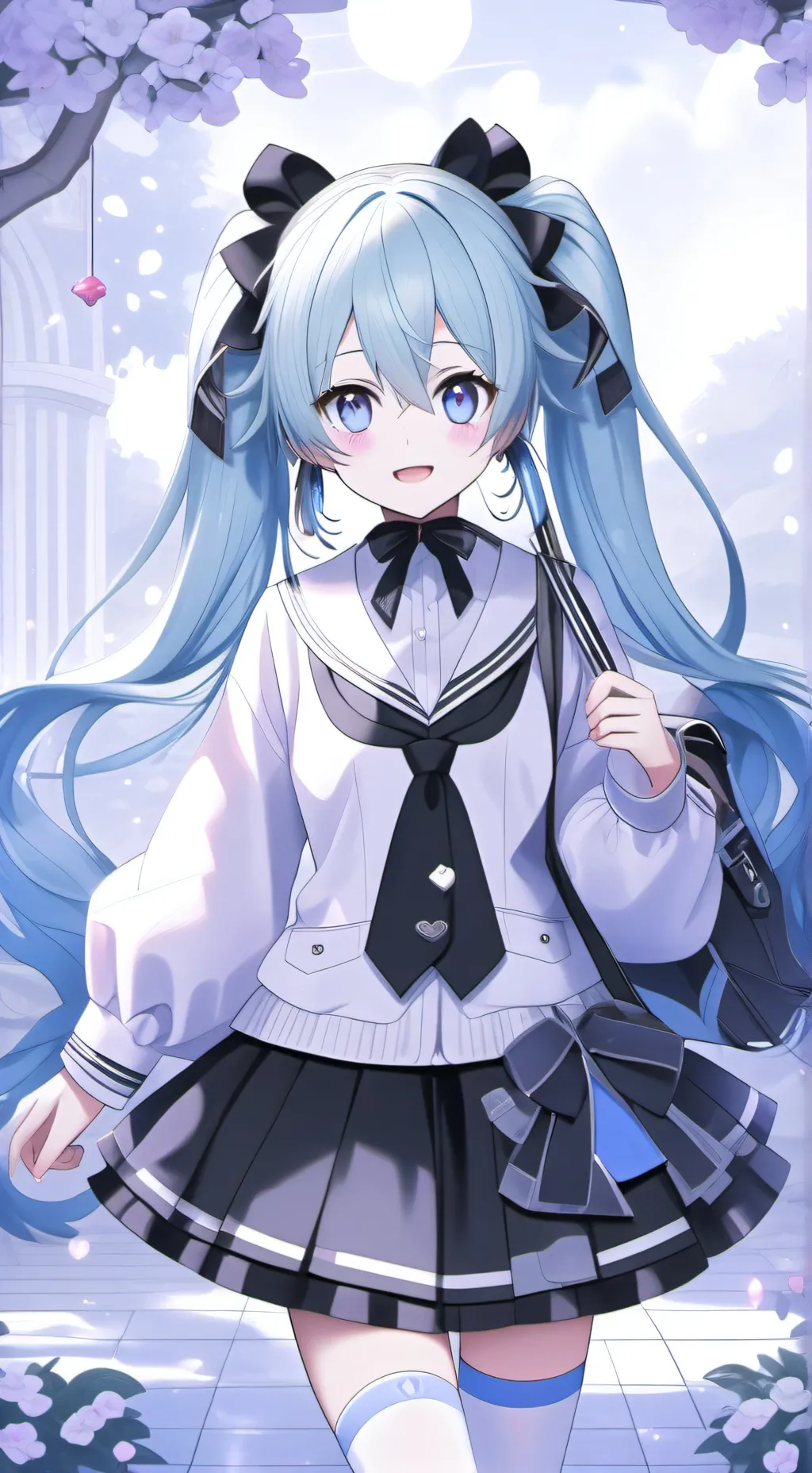 ai character: Hastune Miku background
