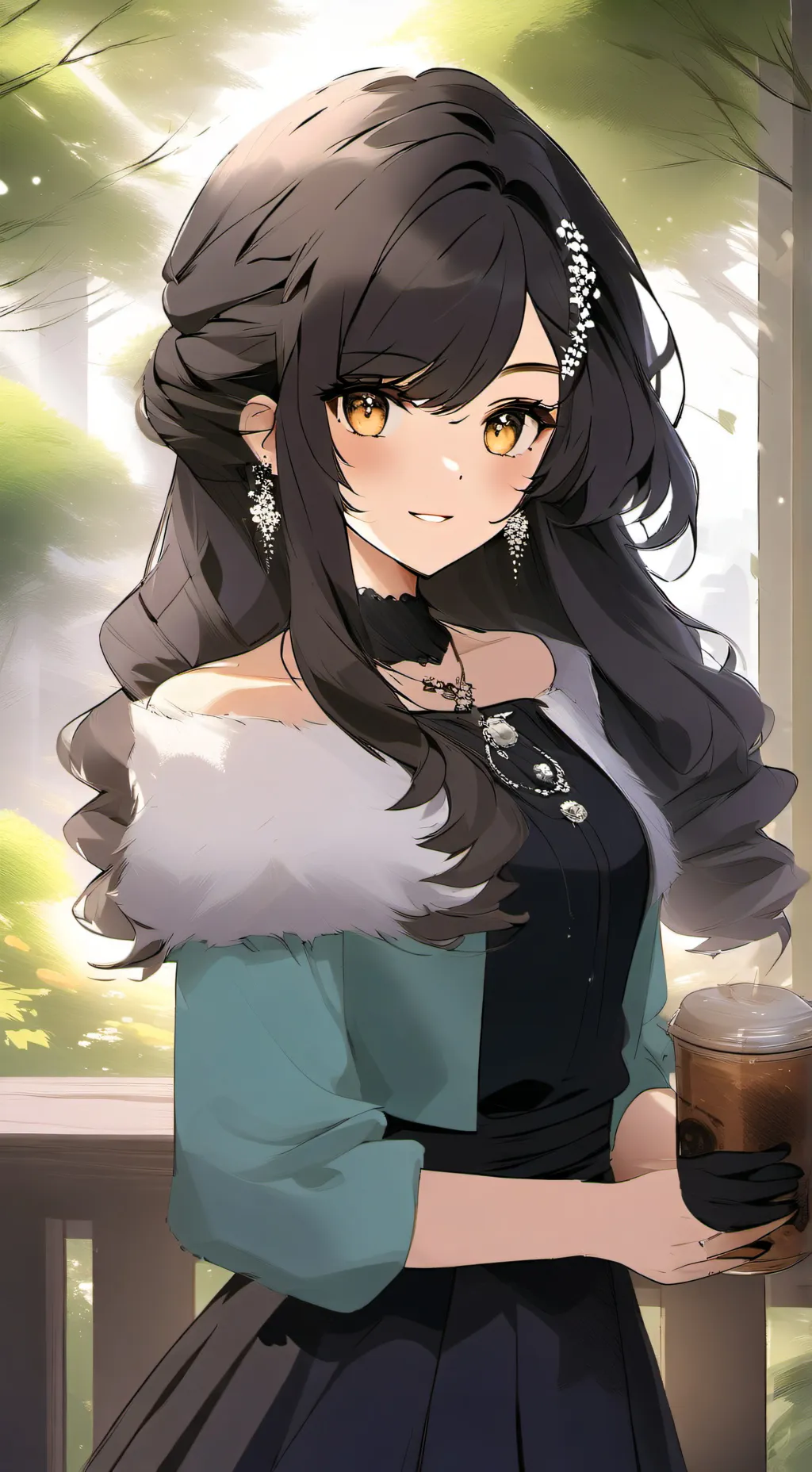 ai character: Vida  background