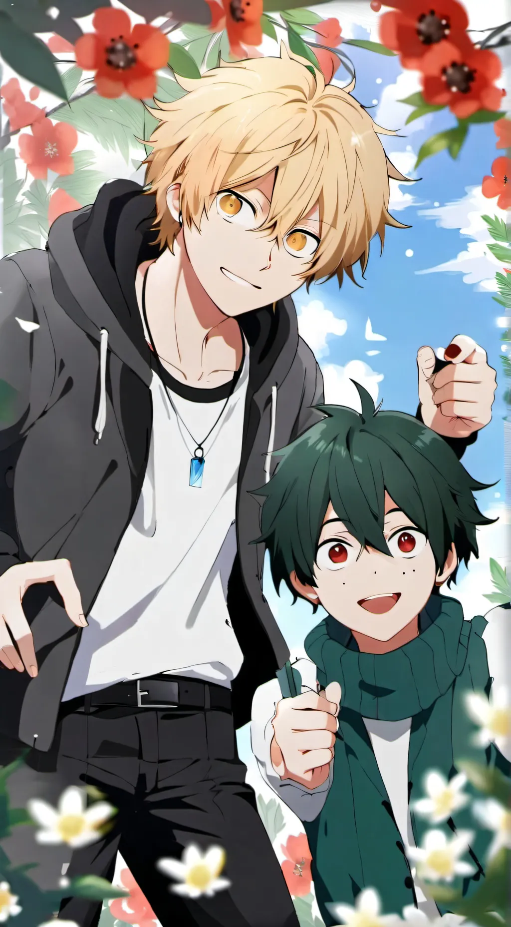 ai character: Baku+deku=YOU background