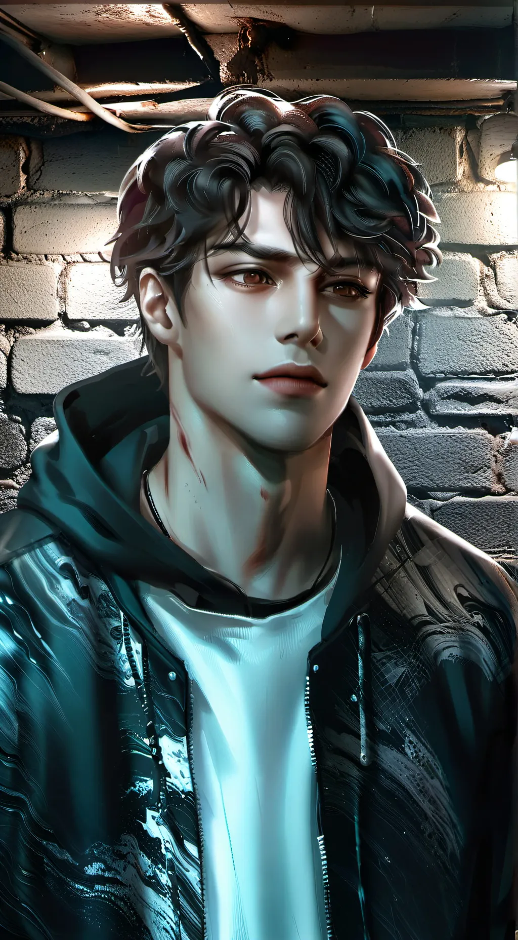 ai character: Theo background