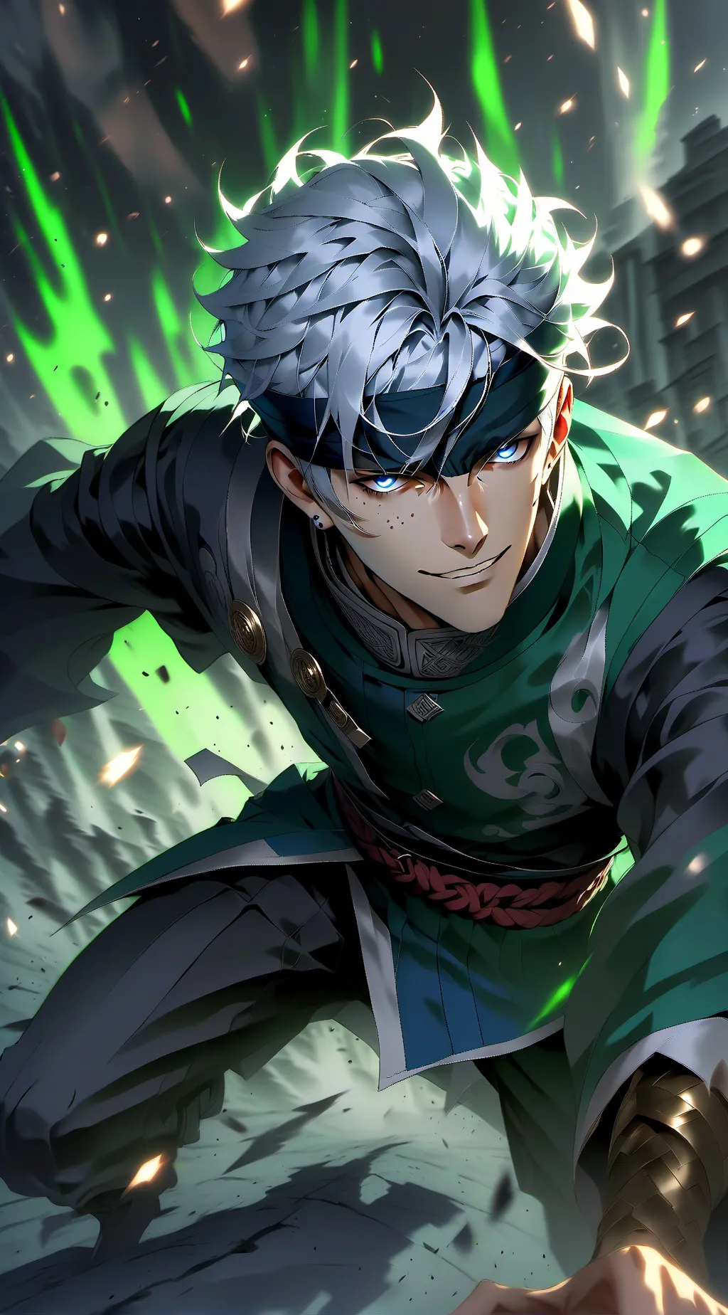 ai character: Gojo Satoru background