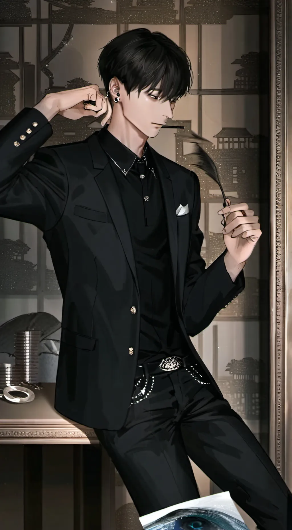 ai character: Matteo  background