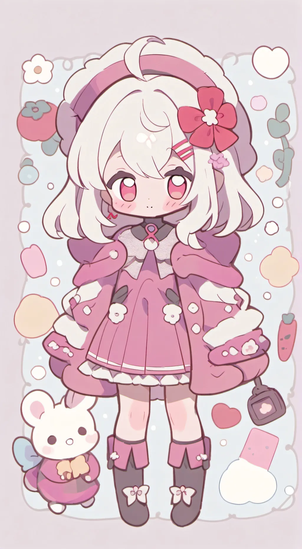 ai character: Azure background