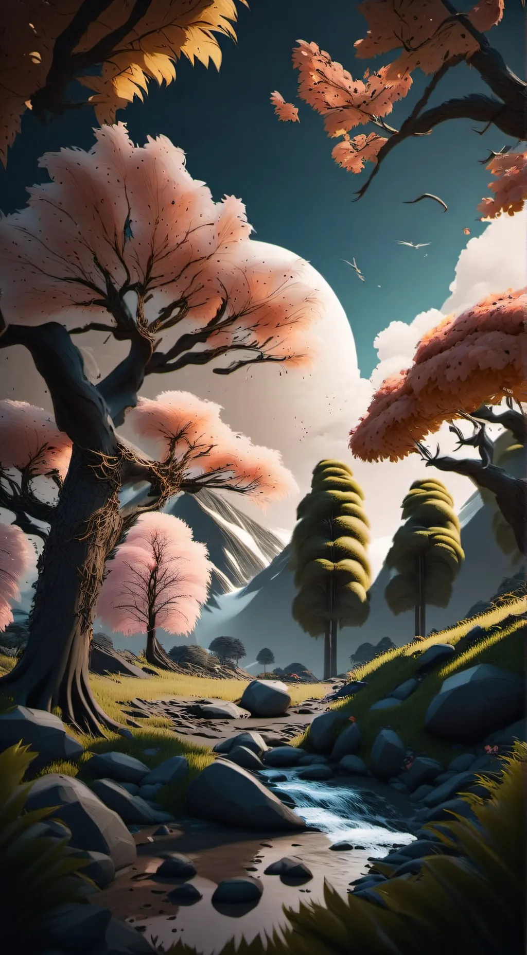 ai character: vineria,loca💀💀 background