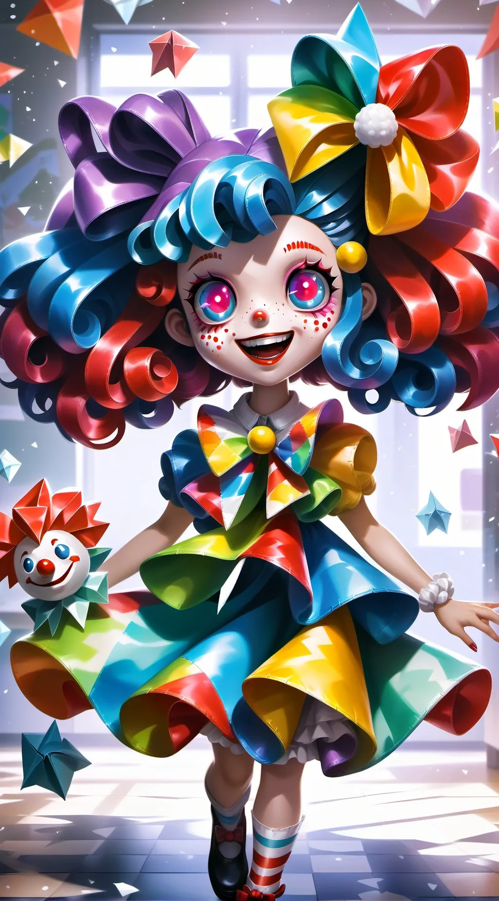 ai character: Silly background