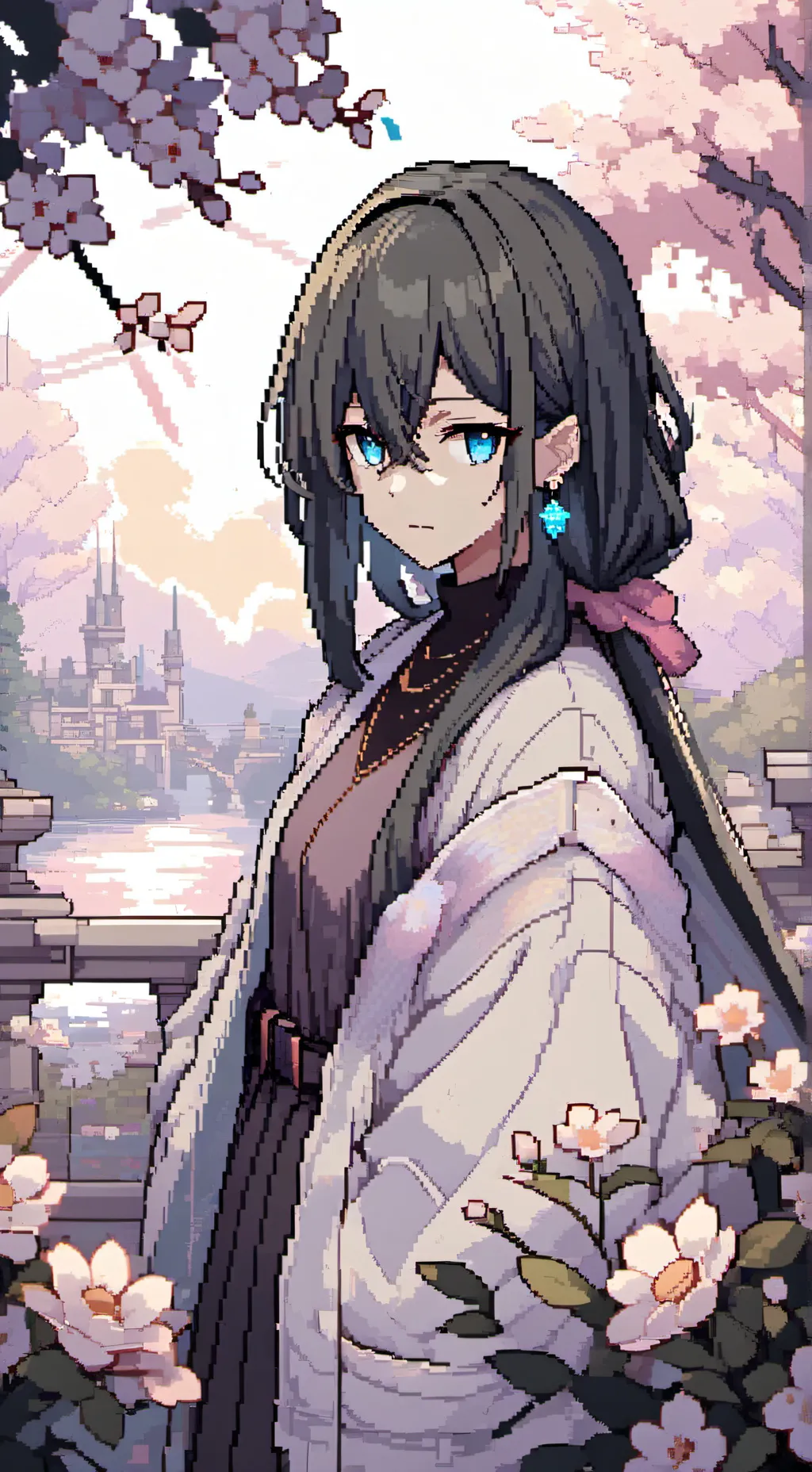 ai character: Muichiro  background