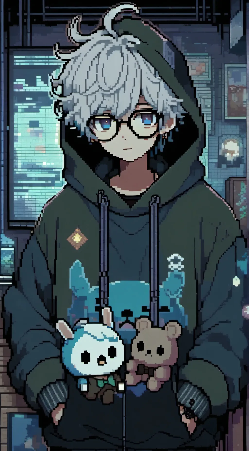 ai character: 💜🪻 Michael 🪻💜 background