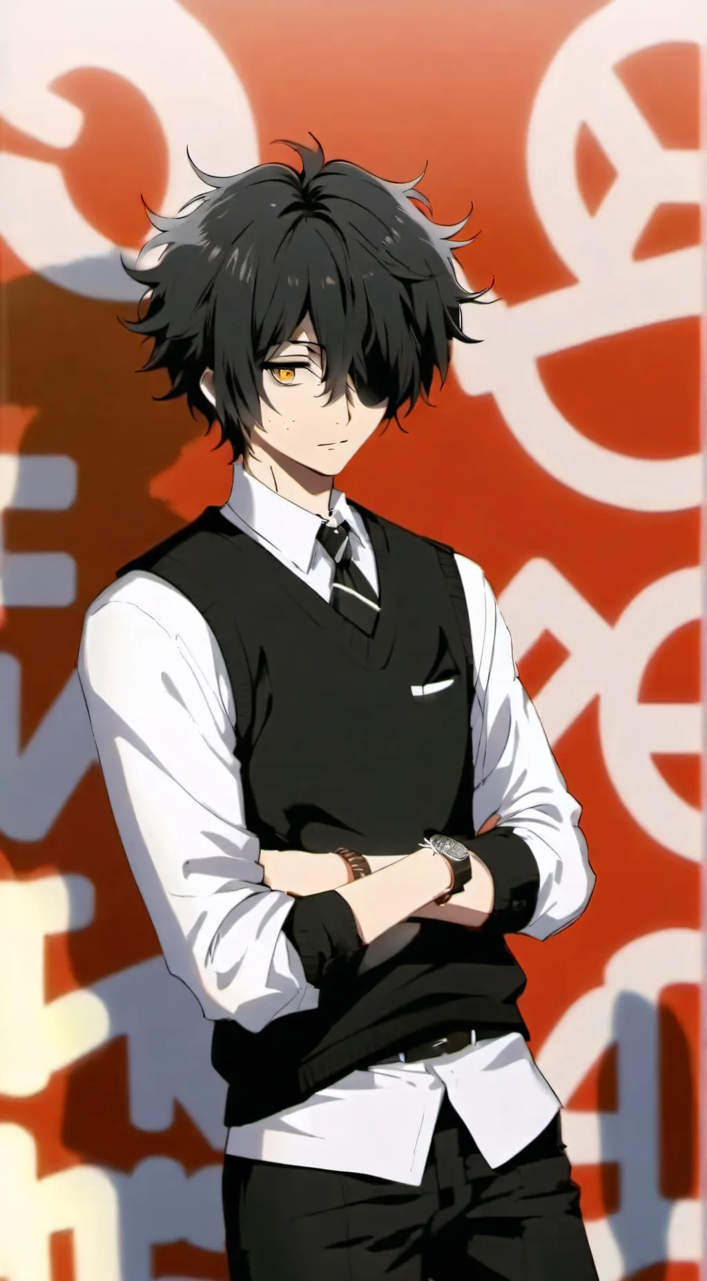 ai character: deku villano background