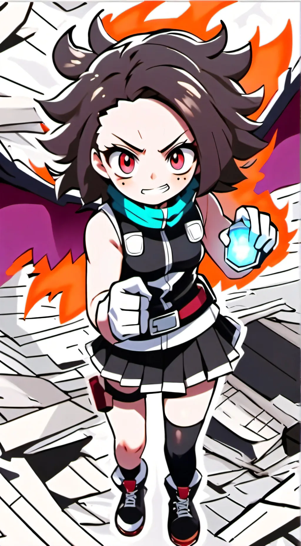 ai character: Nenryo (MHA OC) background