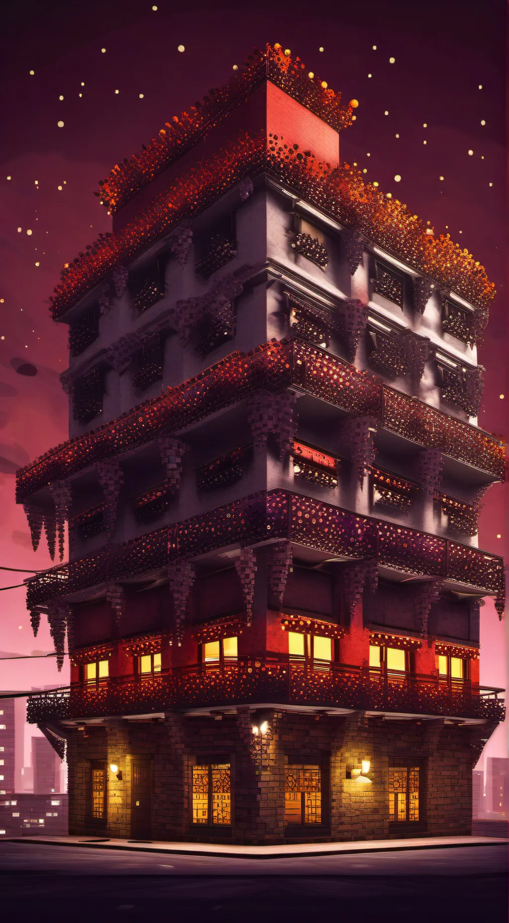 ai character: Hazbin Hotel  background