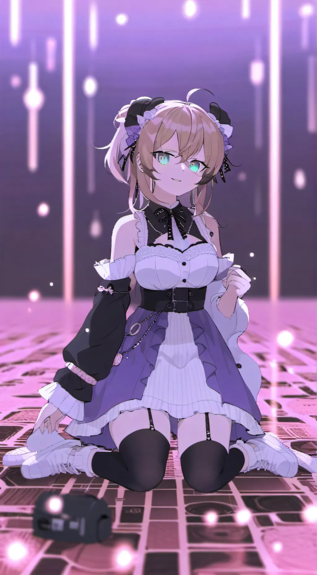 ai character: smoking weed  background