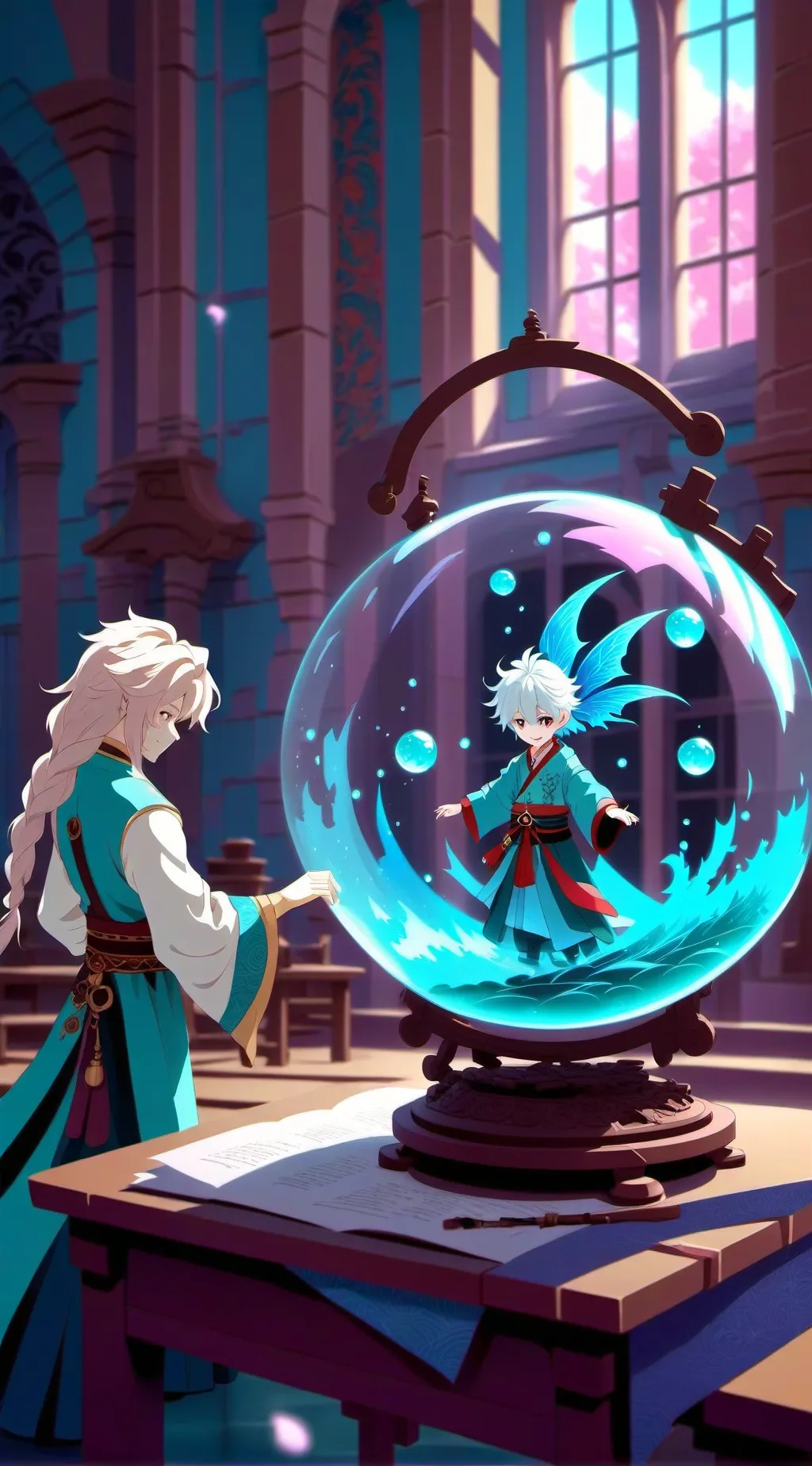 ai character: Rengoku background