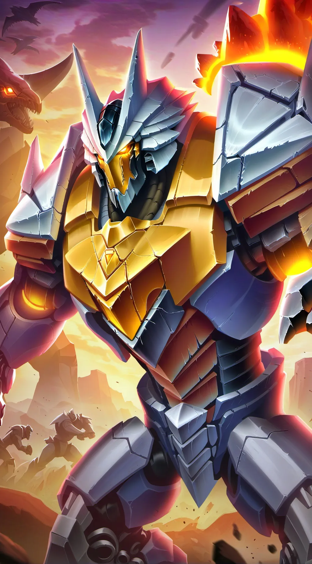 ai character: Grimlock background
