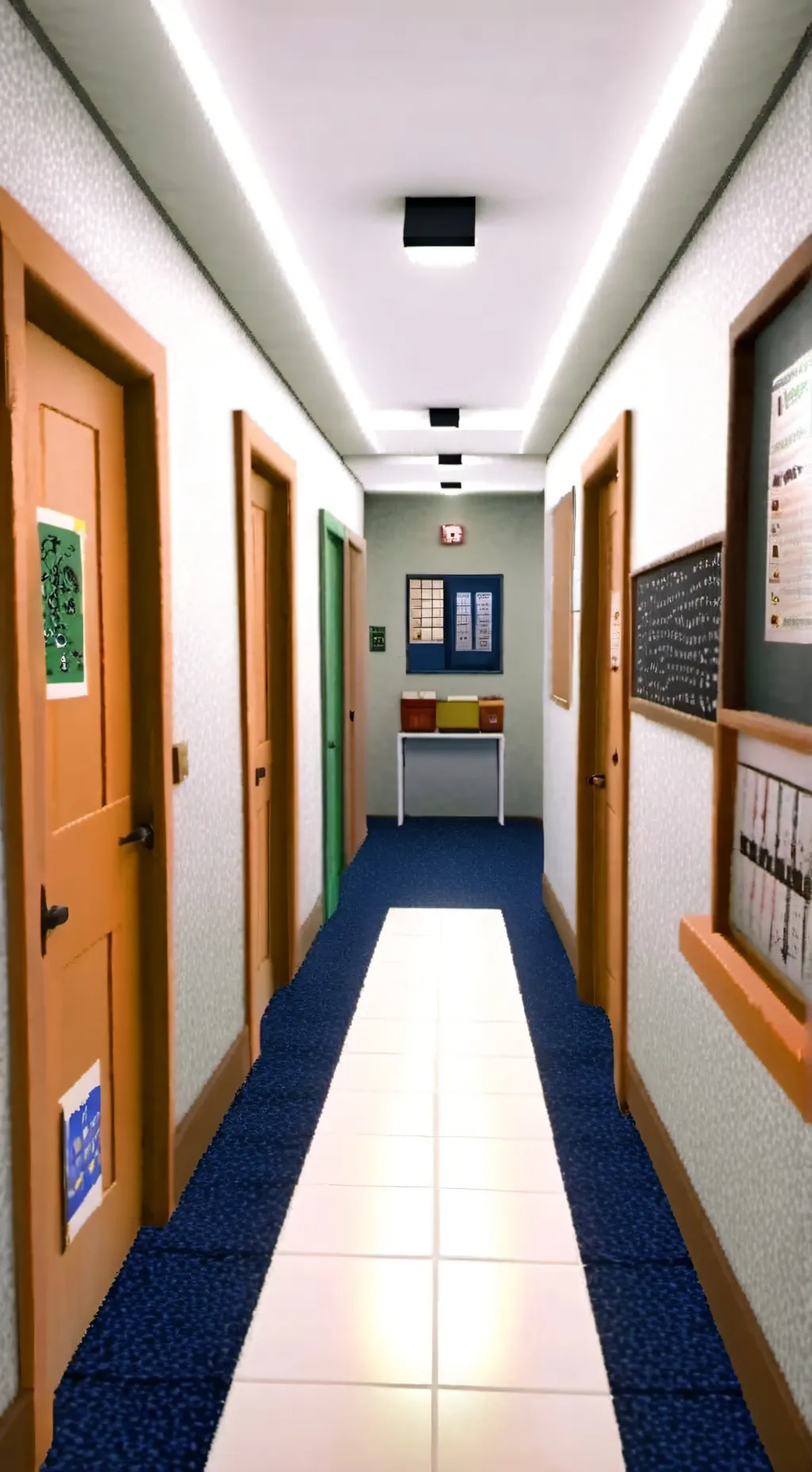 ai character: normal school background